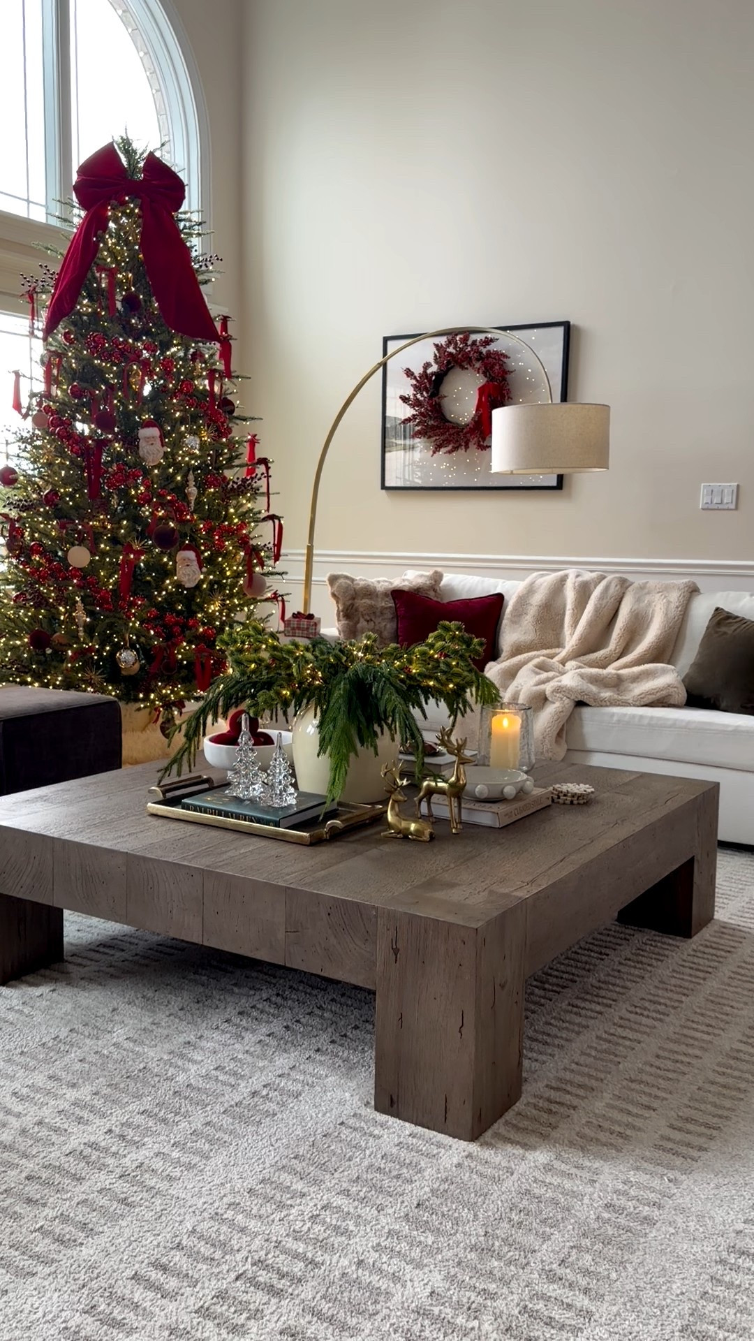 Classic Christmas views in our Great room! 

#LTKHoliday #LTKSeasonal #LTKHome