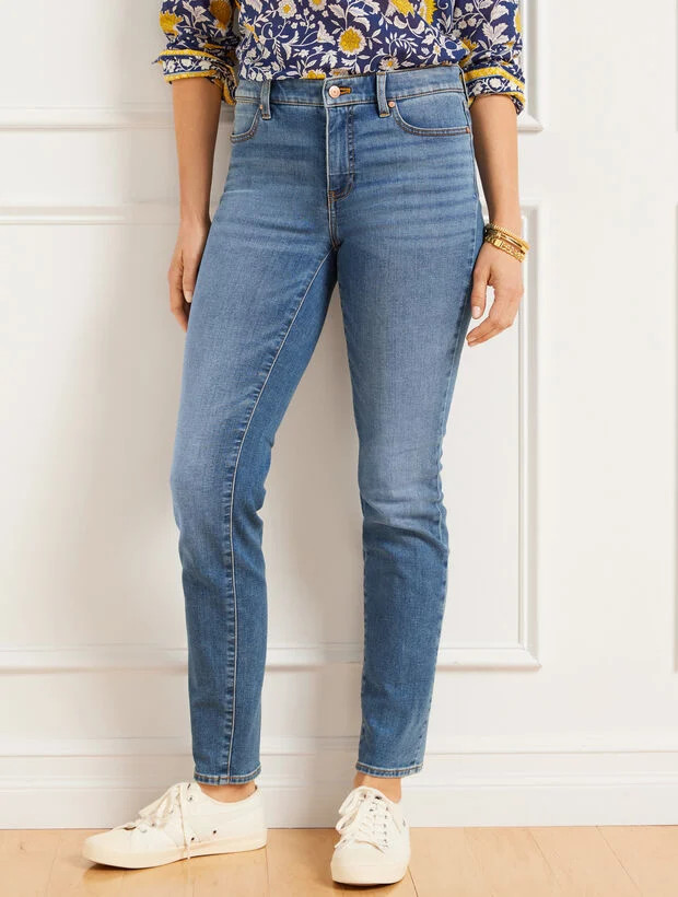 Slim Ankle Jeans - Rockaway Wash | Talbots