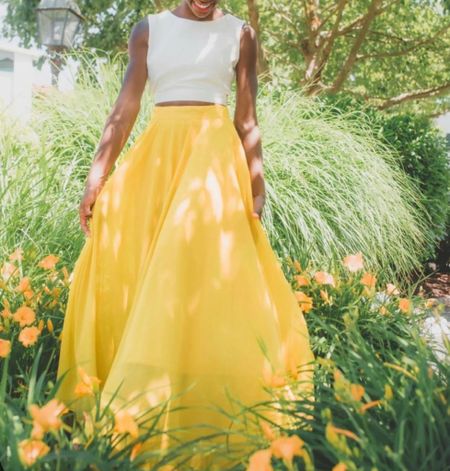 Summer feeling in a long yellow maxi skirt 💛

#LTKbeauty #LTKGiftGuide #LTKstyletip