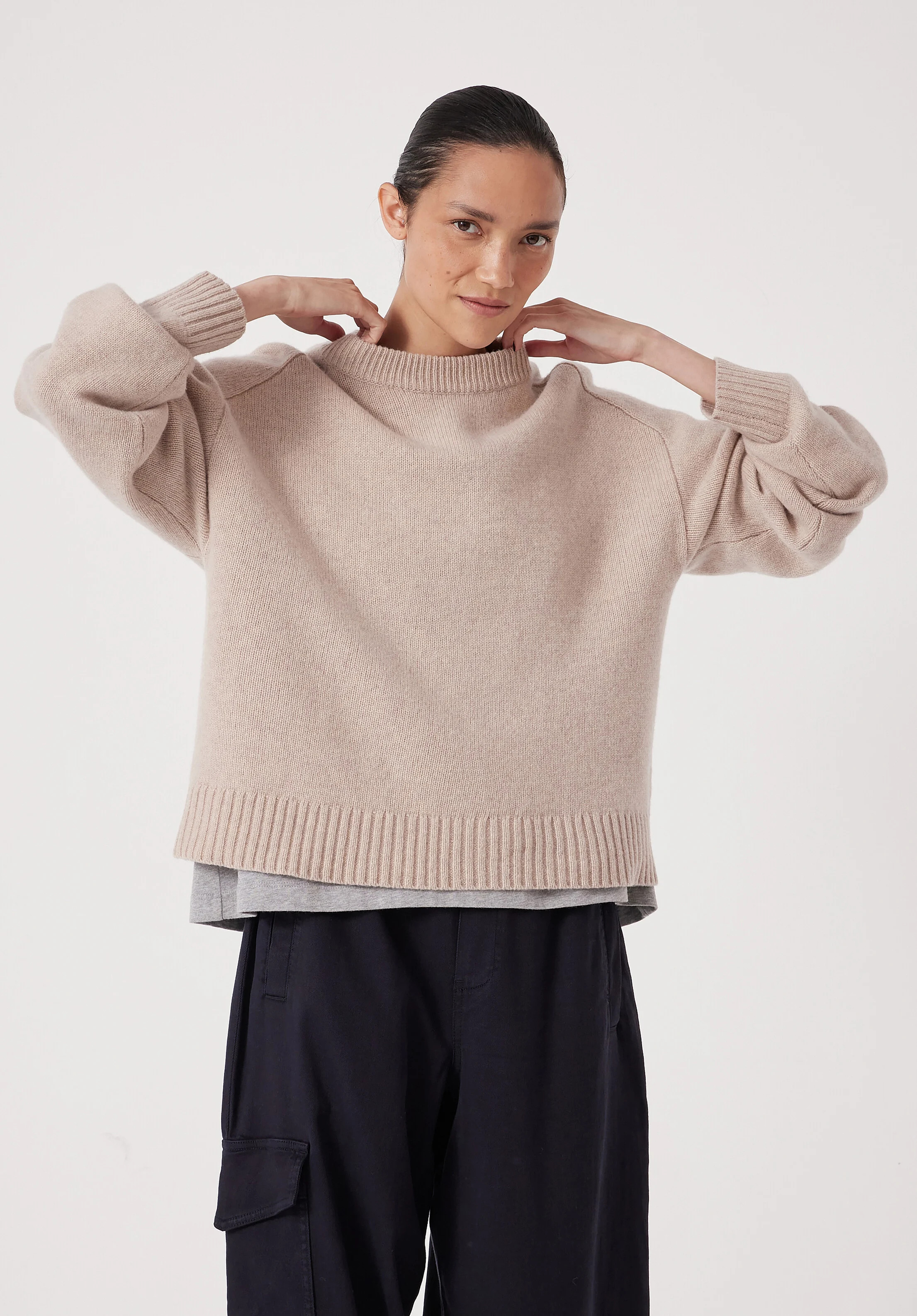 Nina Merino Wool Jumper | Hush UK