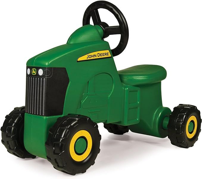 TOMY John Deere Sit-N-Scoot Tractor Toy, Green, One Size | Amazon (US)