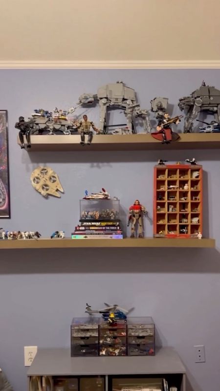 The perfect deep ledge shelves to store all the Legos.

#LTKstyletip #LTKhome #LTKkids