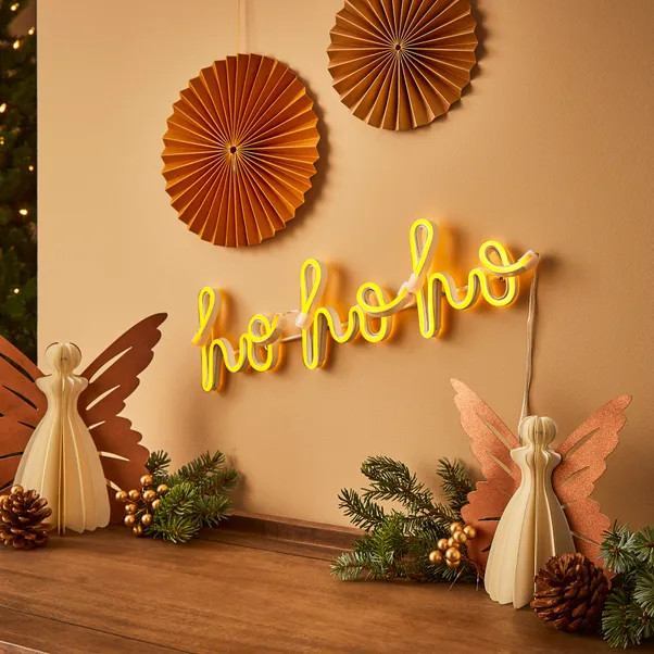 Neon Ho Ho Ho Light | Dunelm (migrated)