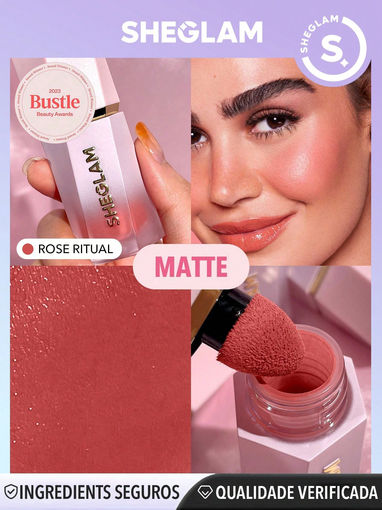 SHEGLAM Color Bloom Blush Liquido-Rose Ritual | SHEIN