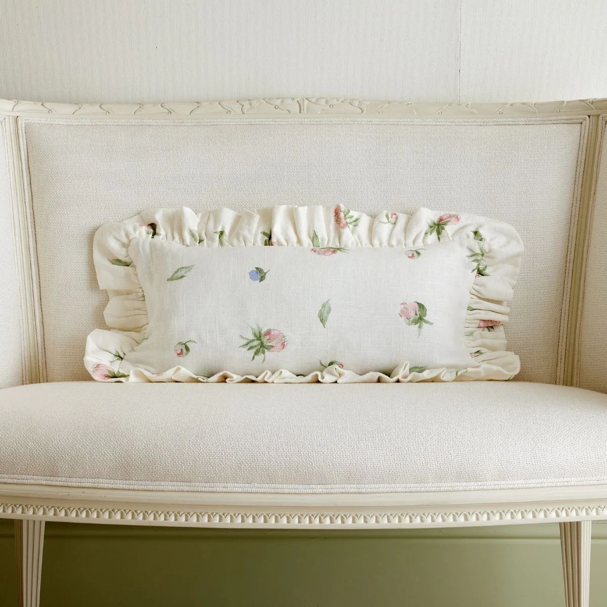 Kitty Frill Pillow | Caitlin Wilson Design