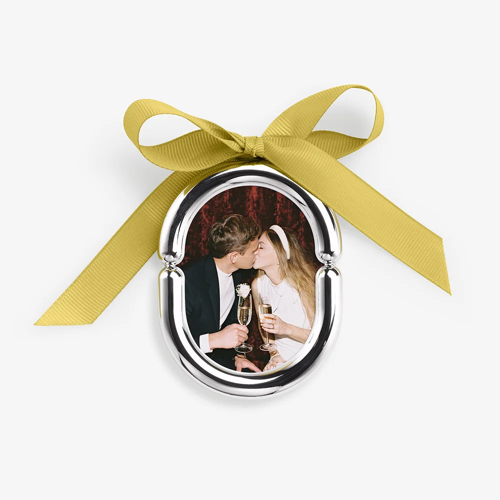 Chrome Frame Personalized Christmas Ornament | Artifact Uprising | Artifact Uprising