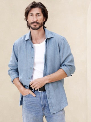 Standard Castello Linen Shirt | Banana Republic (US)