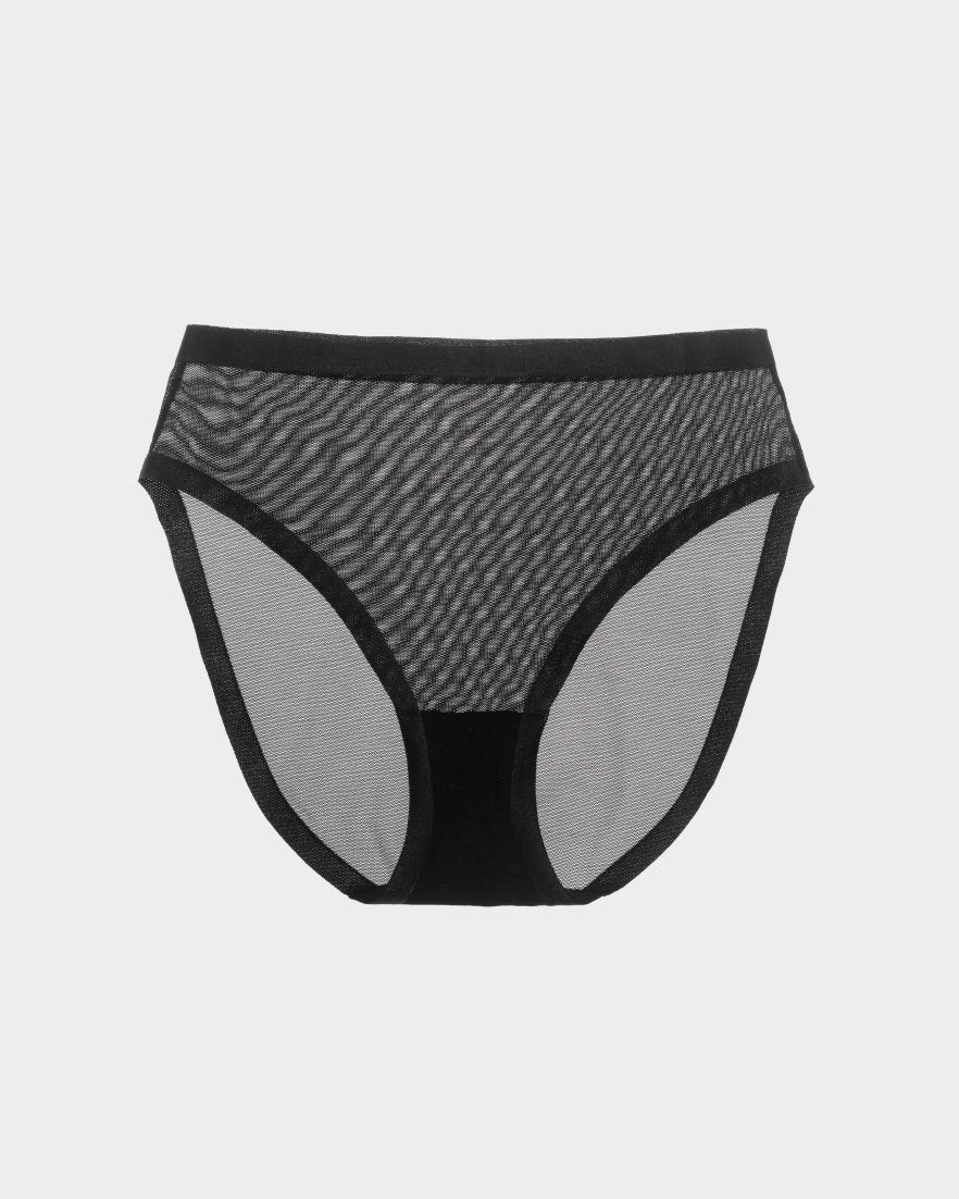 Black Mesh Highwaisted For Women Seamless Underwear - Shop Now | EBY (US)