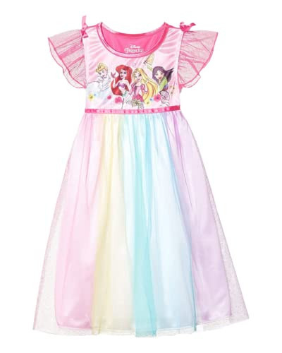 Disney Girls' Princess Fantasy Gown Nightgown, PRINCESS PARTY GOWN 4, 2T | Amazon (US)