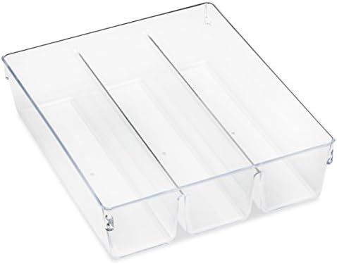 Whitmor Clear 3-SECTION DRAWER ORGANIZER | Amazon (US)