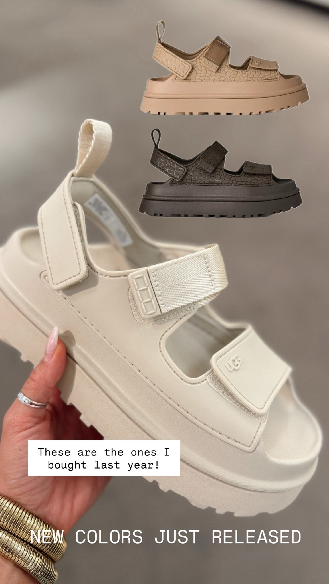 New colors just released in these Ugg sandals! I bought the white ones & wore them all summer. I love the details on the new versions. 

Perfect Mother’s Day gift for yourself

#LTKMothersDay #LTKgrwm #LTKootd