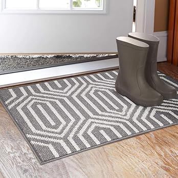 Indoor Doormat 20"x 32", Absorbent Front Back Door Mat Floor Mats, Rubber Backing Non Slip Door Mats | Amazon (US)