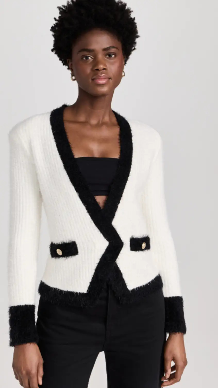 Georgia Contrast Cardigan Blazer | Shopbop