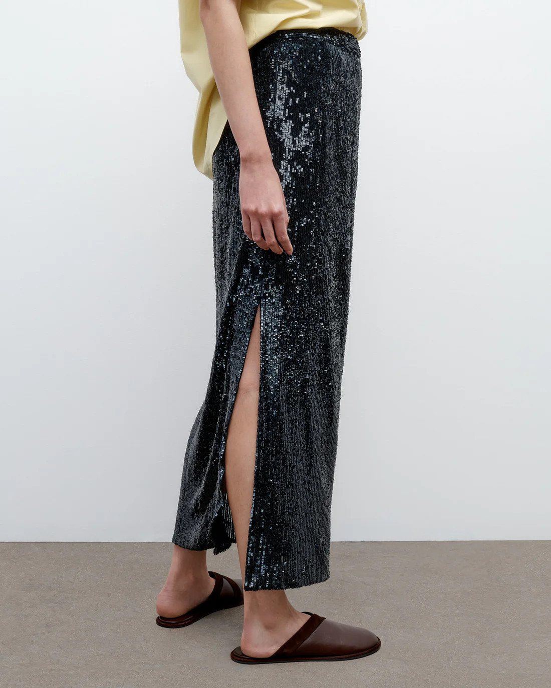 Gwyneth Skirt in Fishscale Sequins | TWP
