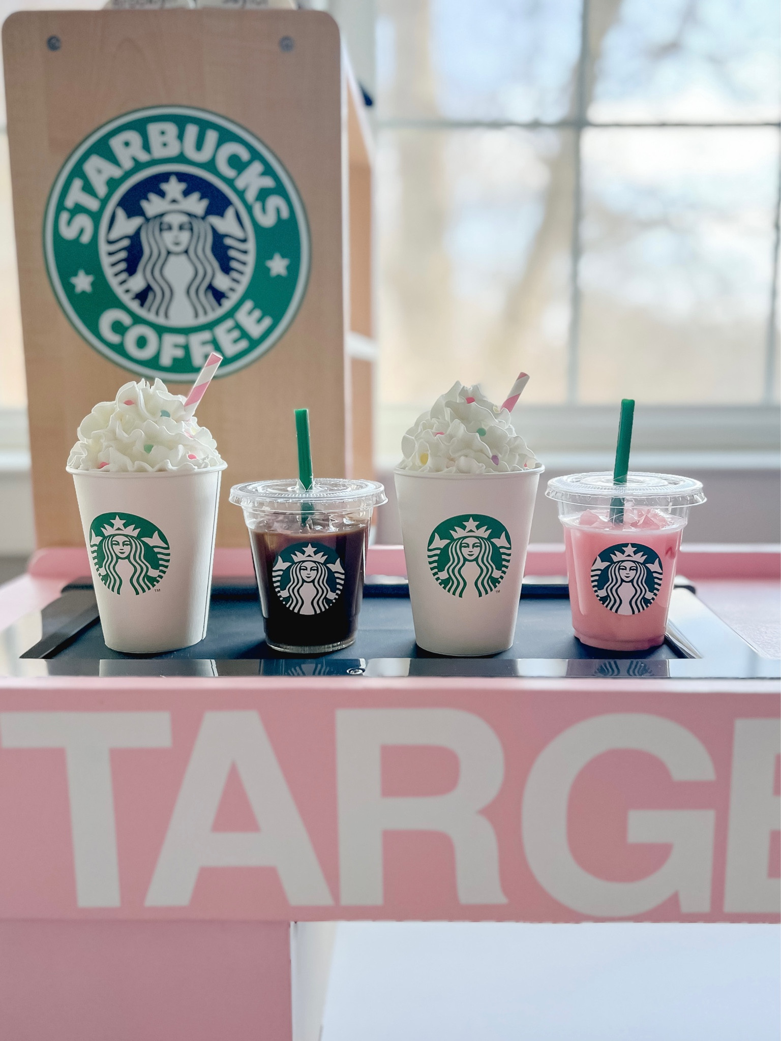 Fake starbucks drinks for kids! We ordered the 7 inch logo to fit the market!
.
.
.
#cups #starbucks #play #etsy #kids #gift 

#LTKGiftGuide #LTKkids #LTKFind