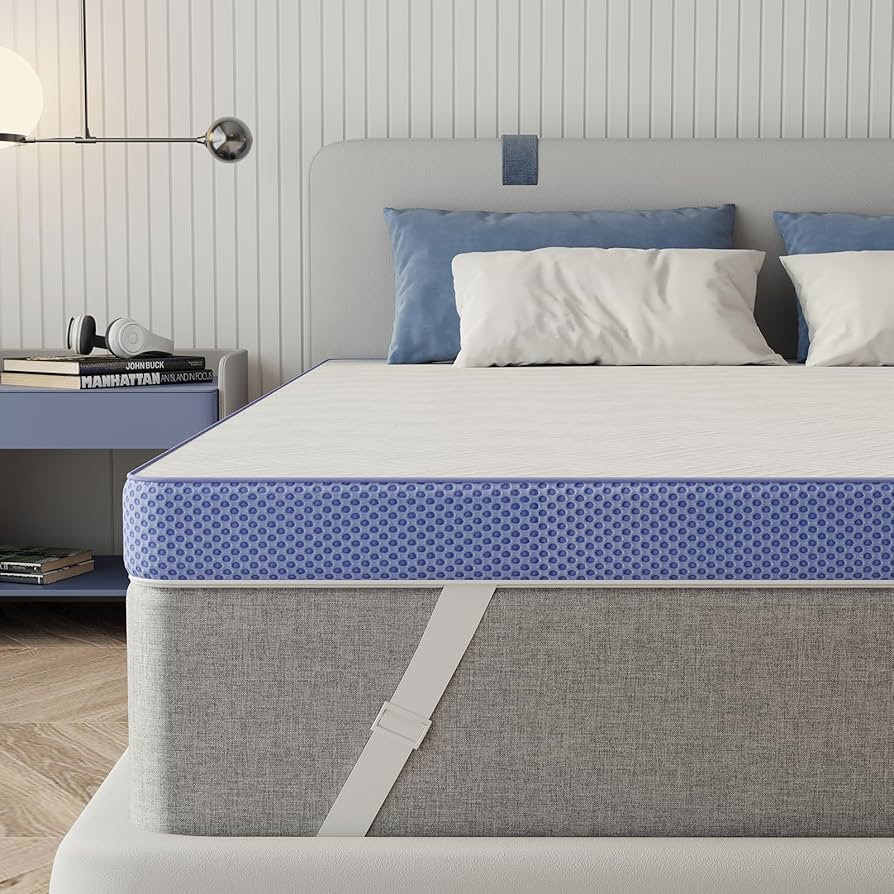 Amazon.com: BedsPick Mattress Topper Twin XL, 3 Inch Memory Foam Cooling Gel Bed Foam Mattress To... | Amazon (US)