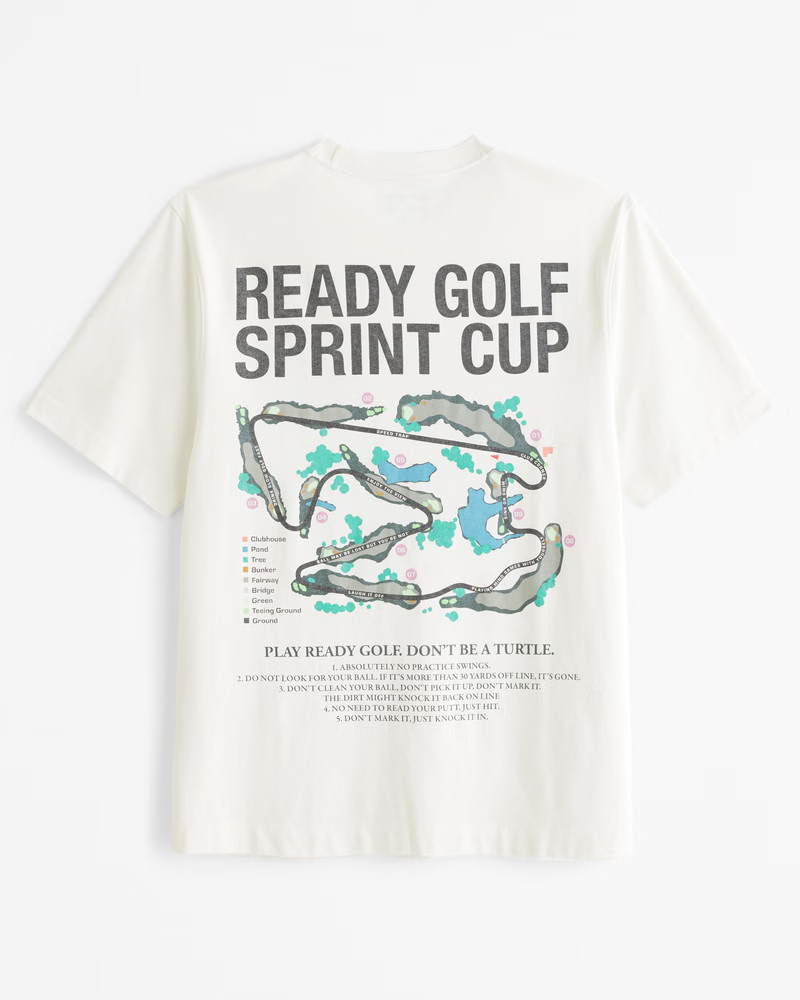 Random Golf Club Classic Polished Graphic Tee | Abercrombie & Fitch (US)