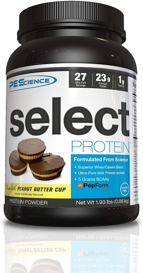 PEScience Select Low Carb Protein Powder, Chocolate Peanut Butter Cup, 27 Serving, Keto Friendly ... | Amazon (US)