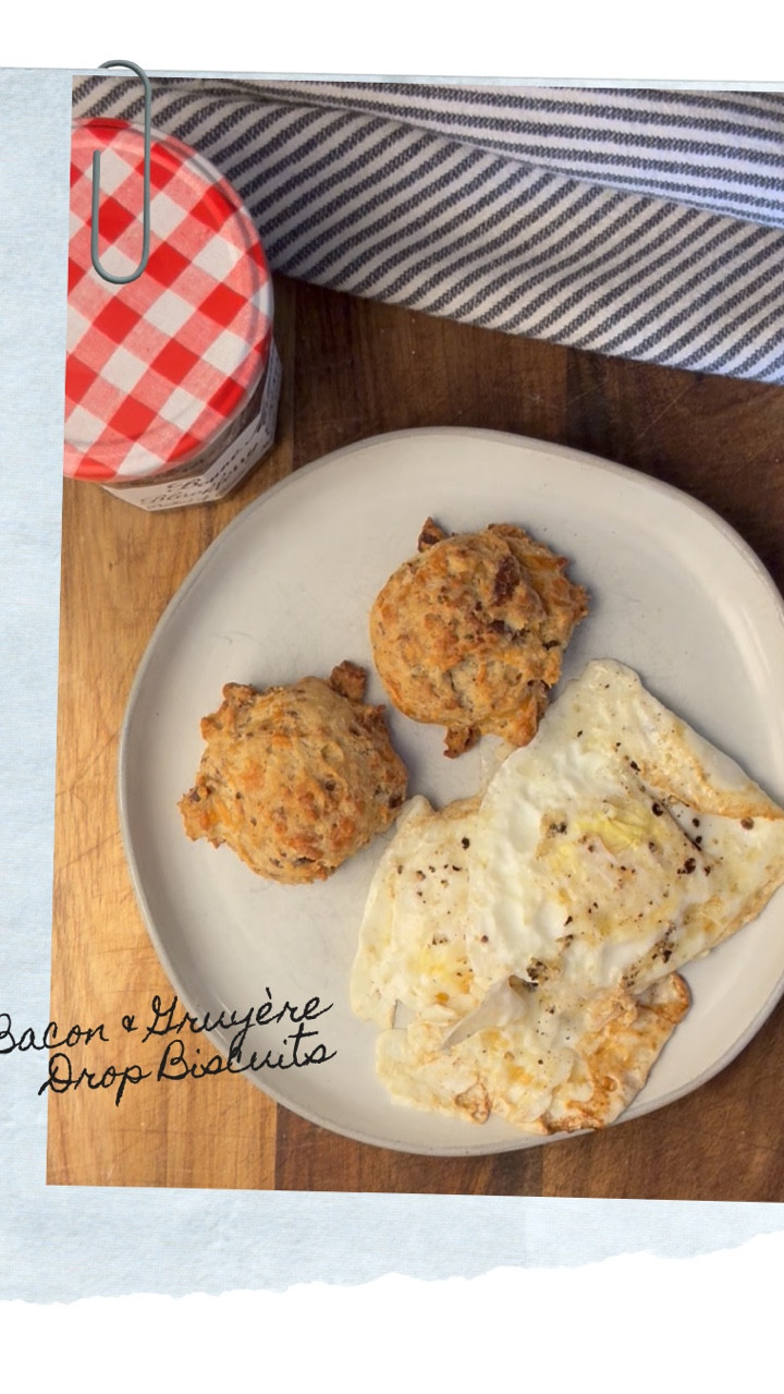 In the South, we don’t drop hints—we drop biscuits. Warm, golden, and full of bacon and gruyère, these little beauties made the kitchen smell like Saturday morning even though it was a Wednesday.

Inspired by Julie & Julia, I’m cooking my way through Magnolia Table Volumes 1, 2, and 3. I’m calling it The Jeanie Jo & Joanna Project. Recipe 84 of 457 is Bacon & Gruyère Drop Biscuits—and here’s how it turned out.

They were buttery, cheesy, and crisp at the edges with soft, savory centers. The bacon gave them just enough attitude, the gruyère made them feel fancy, and the drop method kept things perfectly imperfect. The kind of biscuit that doesn’t wait for gravy—it steals the spotlight all on its own.

374 recipes to go!

Gracefully yours,
🫶🏻 Jeanie Jo

#LTKHome