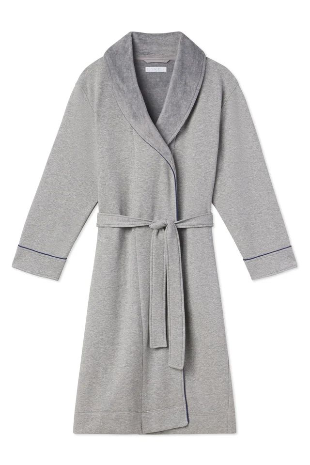 Men's Cozy Robe in Heather Gray | LAKE Pajamas