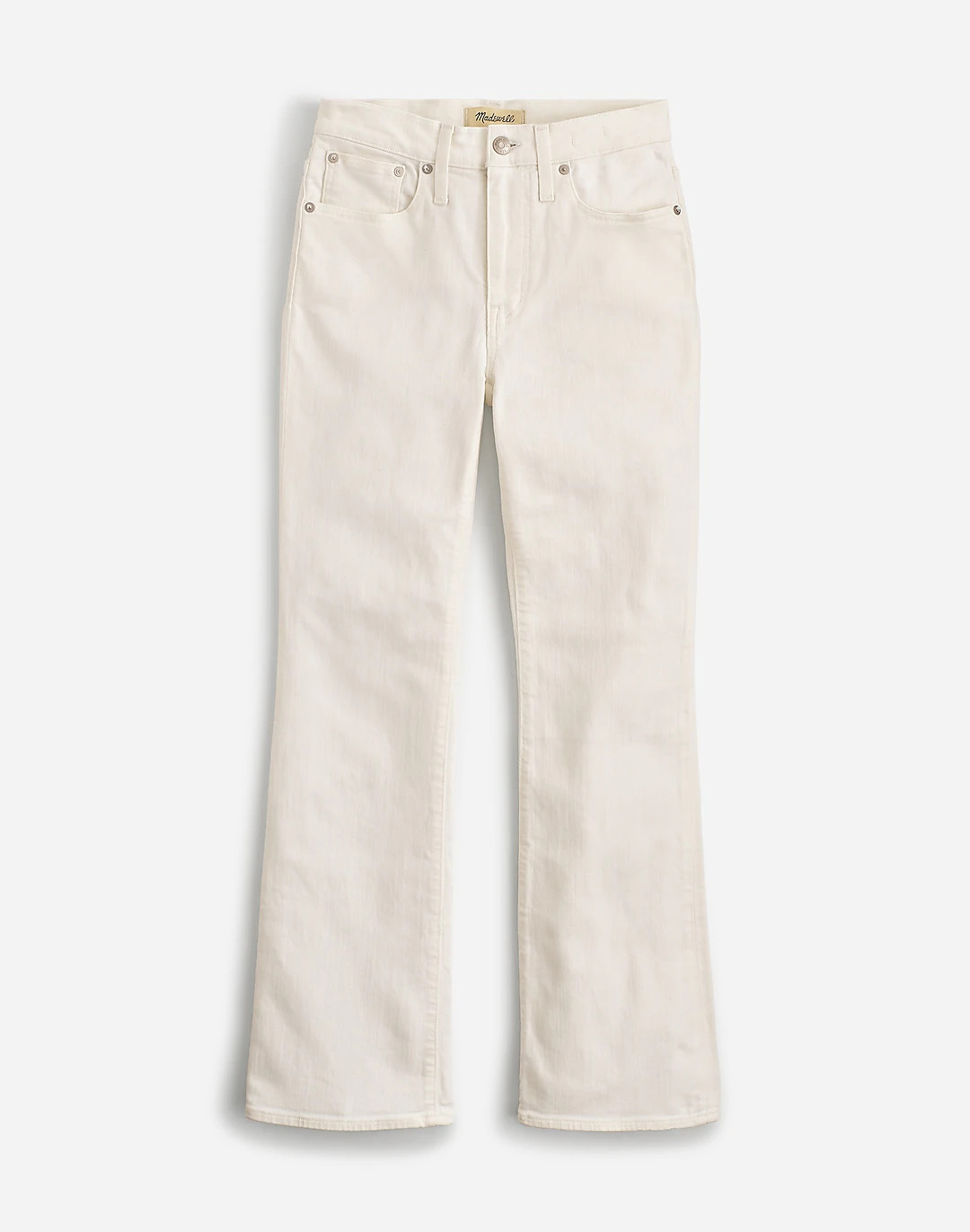 Kick Out Crop Jeans in Pure White | Madewell