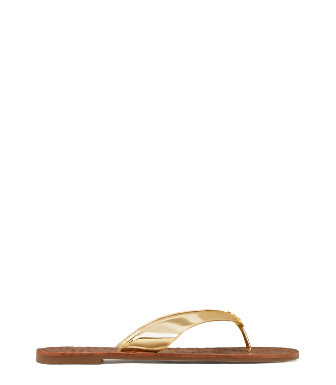 Tory Burch Monroe Metallic Thong Sandals | Tory Burch US