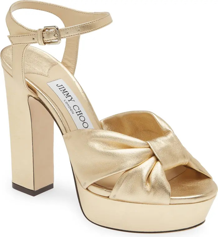 Heloise Metallic Platform Sandal (Women) | Nordstrom