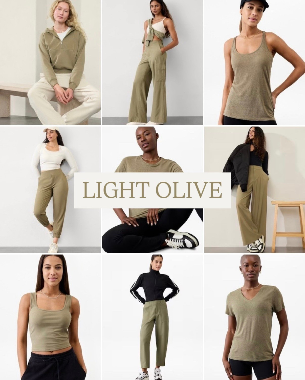 Light Olive clothing from Athleta

#LTKStyleTip #LTKFindsUnder100 #LTKFindsUnder50