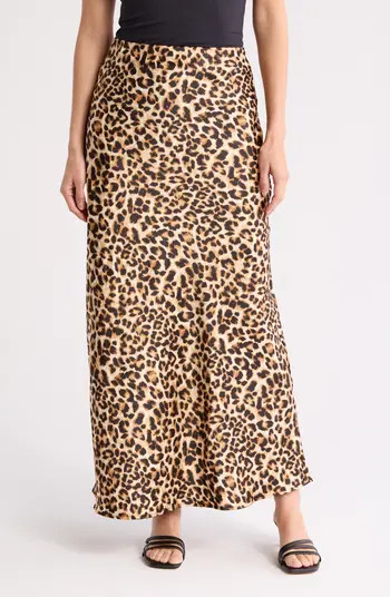 Leopard Print Maxi Skirt | Nordstrom Rack