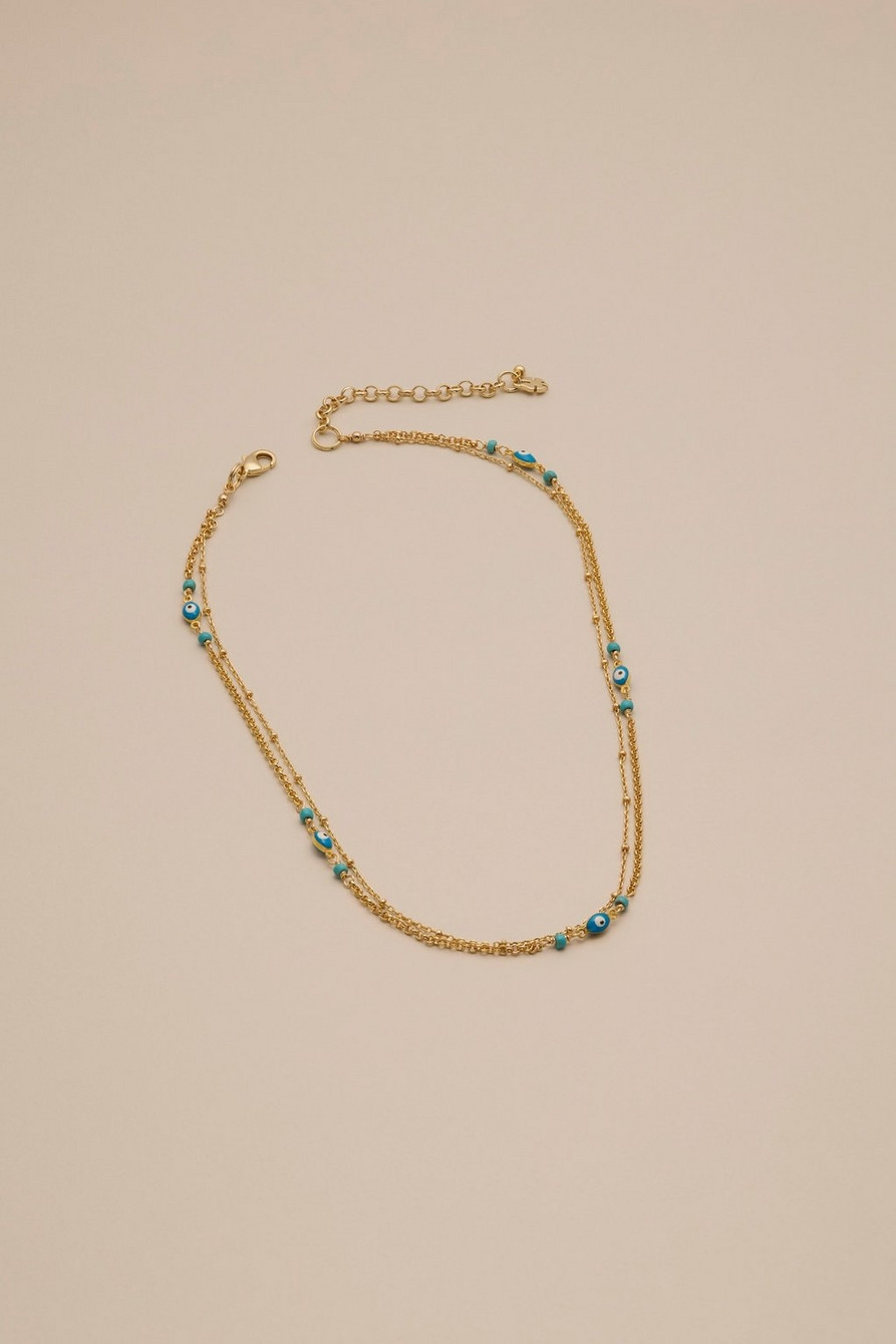 EVIL EYE LAYER NECKLACE | Lucky Brand
