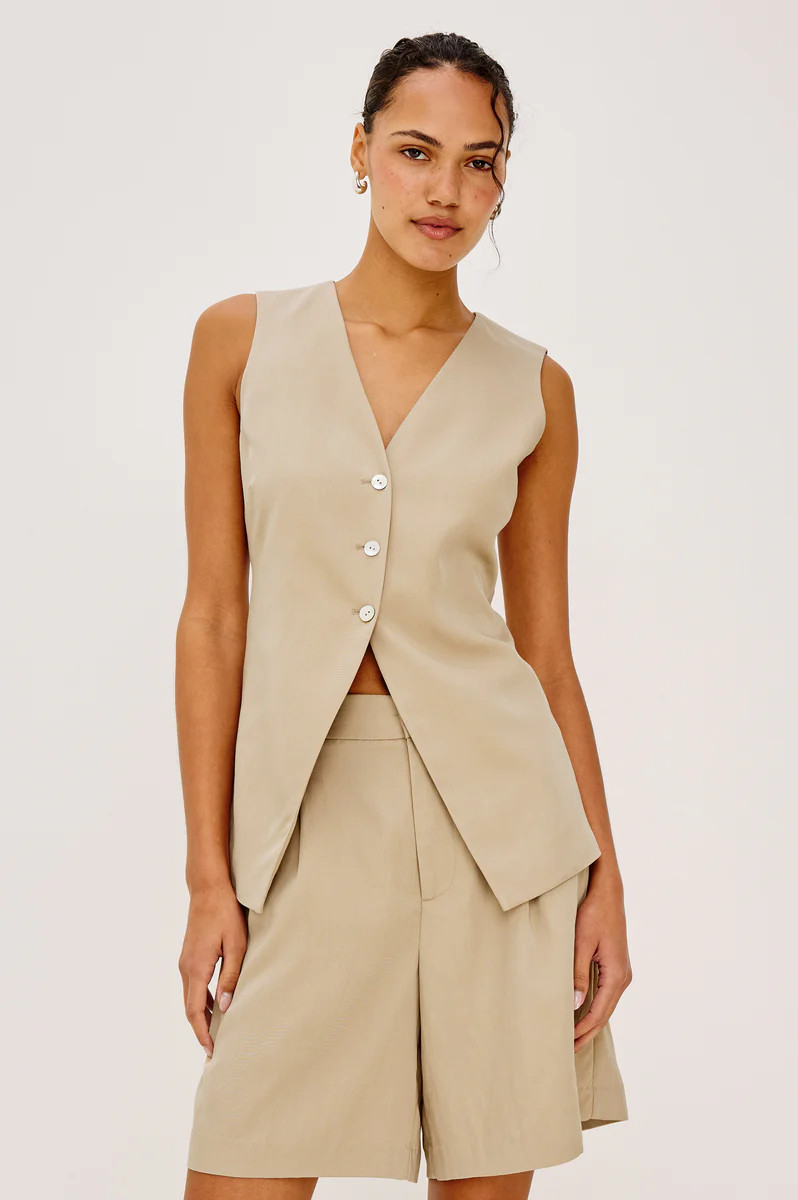 MYLAH VEST - ALMOND | Rails