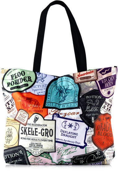 Harry Potter Potions Labels Tote Bag | Barnes & Noble