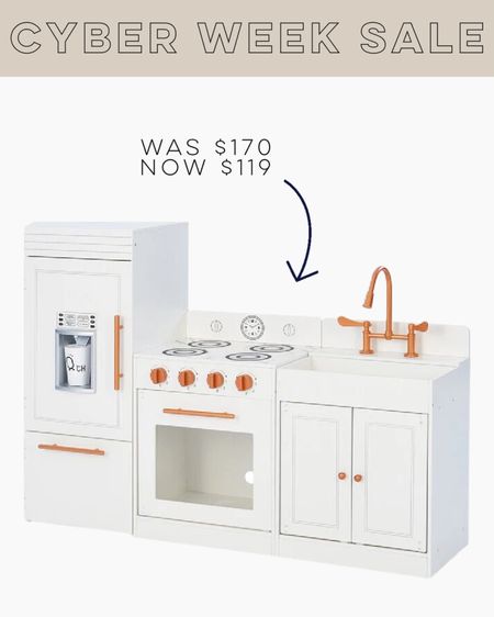 SALE ALERT!  Play kitchens are 30% off for cyber week. I needed to update my play kitchen and I just saw this on sale, I used to have the gray version in the smaller size. They are amazing and a great knock off the Pottery Barn one that’s $1000. Highly recommend this kid’s pretend play kitchen.  It’s 30% off for cyber week!  It’s hard to find a place kitchen under $150 that is until you saw this.

#GiftsForKids #KidsPretendPlayKitchens #HolidayGiftsForKids #PretendPlay #PlayKitchen

#LTKHoliday #LTKCyberweek #LTKkids