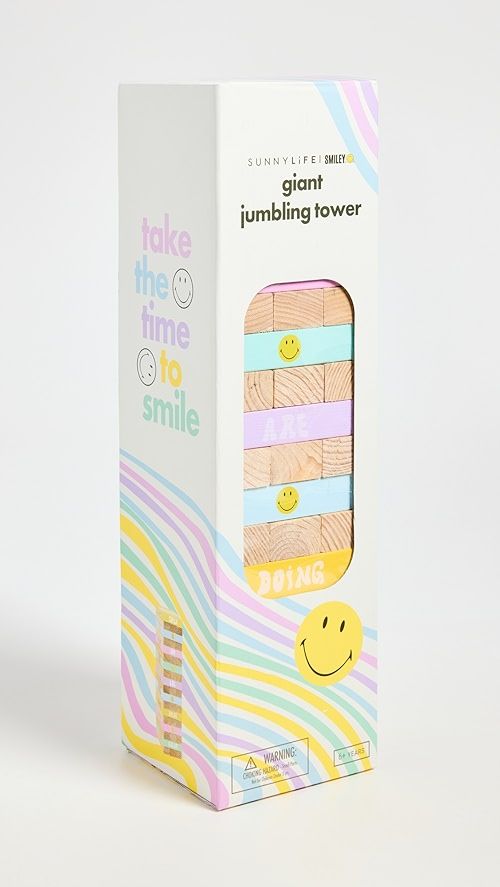 SunnyLife Giant Jumbling Tower Smiley | SHOPBOP | Shopbop