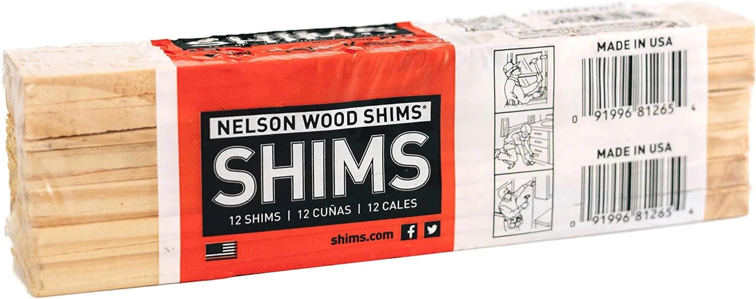 Nelson Wood Shims 8" 12 Pack - Kiln Dried Wood | Walmart (US)