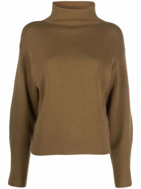 fine-knit high-neck jumper | Farfetch Global