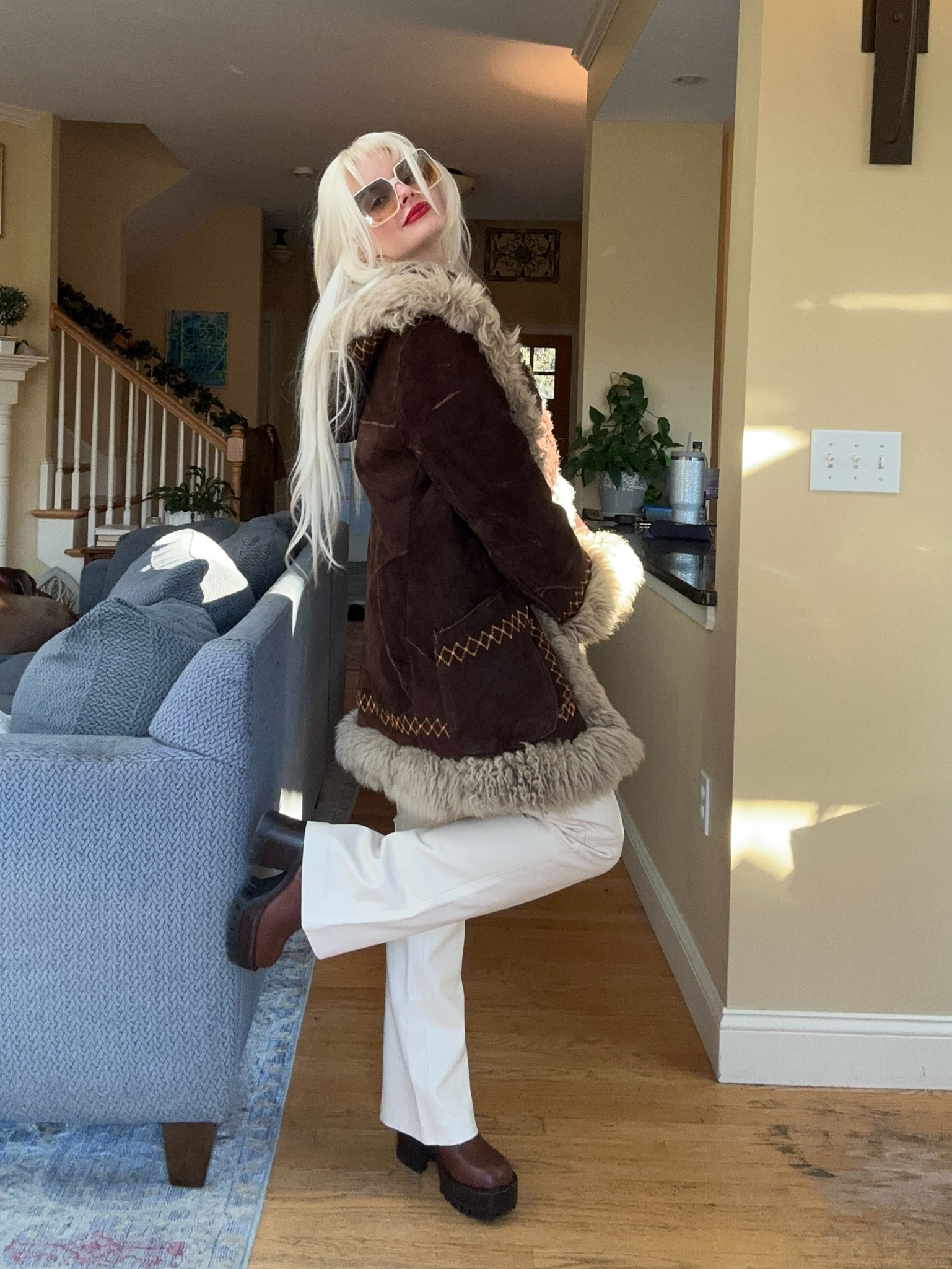 vintage afghan and leather pants 

#LTKGiftGuide #LTKHoliday #LTKSeasonal