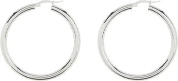 Sterling Silver Thick Closed Hoop Earrings | Nordstrom Rack