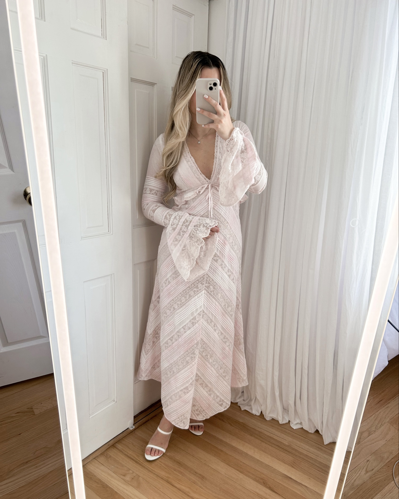 My favorite little pink dress, wearing a size 0, 15% off if you sign up for emails!! This dress also comes in white! 🩷🌸 spring dress, spring outfit, country concert outfit, wedding guest dress, vacation outfit 

#LTKfindsunder100 #LTKtravel #LTKparties