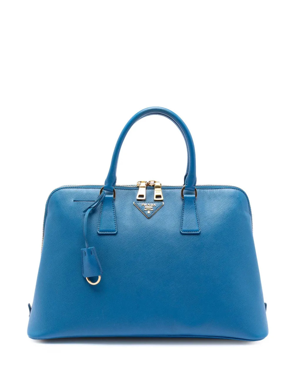 Prada Pre-Owned 2010-2026 Large Saffiano Lux Promenade satchel - Blue | Farfetch Global