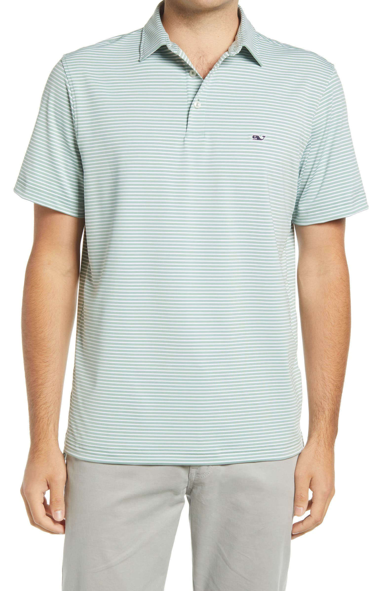 Stripe Sankaty Short Sleeve Performance Polo | Nordstrom | Nordstrom