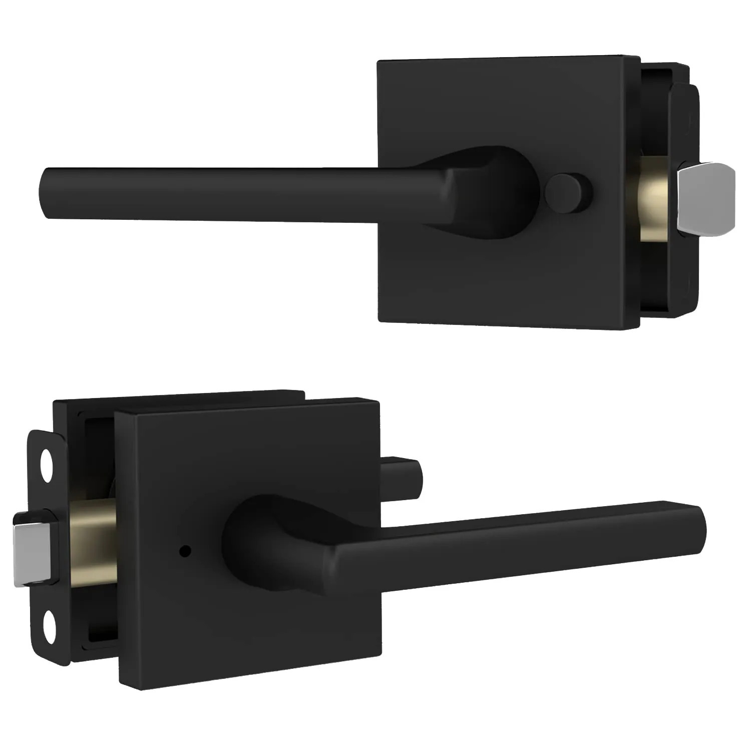 Mega Handles Prime Privacy Lever Door Handle for Hallway - Closet and Bathroom - Keyless Reversible Design Door Levers - Fits All Standard Door Sizes | Lowe's