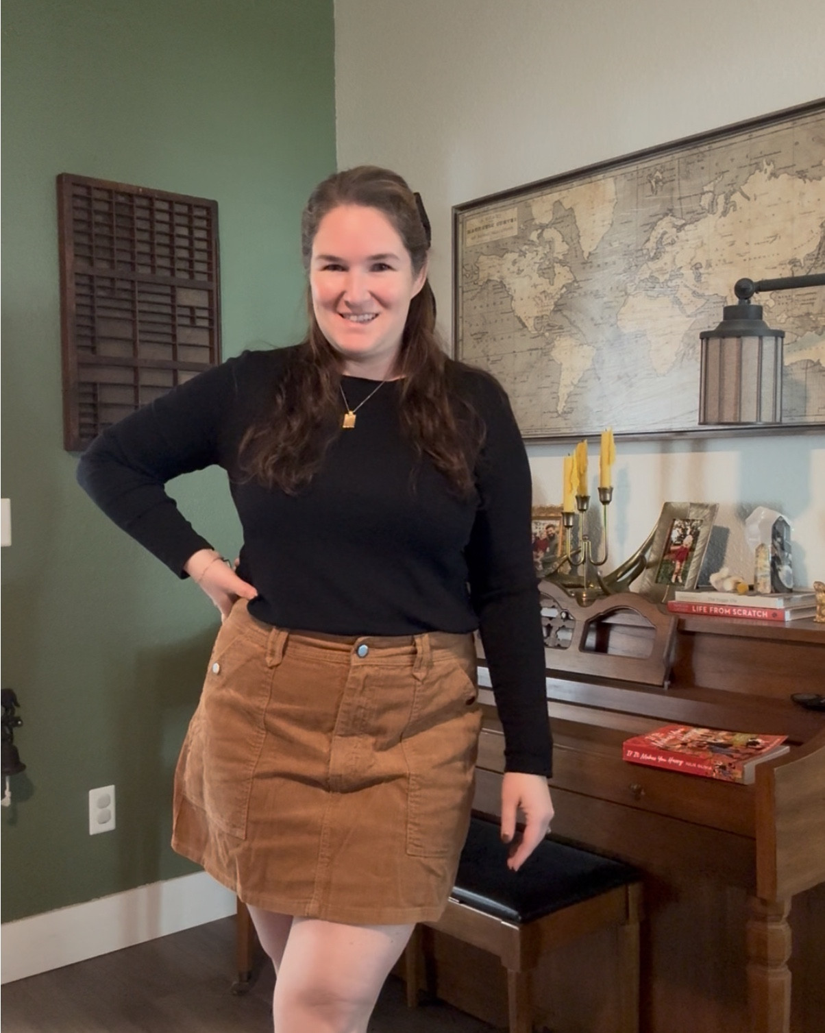 Obsessed with this corduroy skirt! 

#LTKFallSale #LTKSeasonal #LTKFindsUnder50