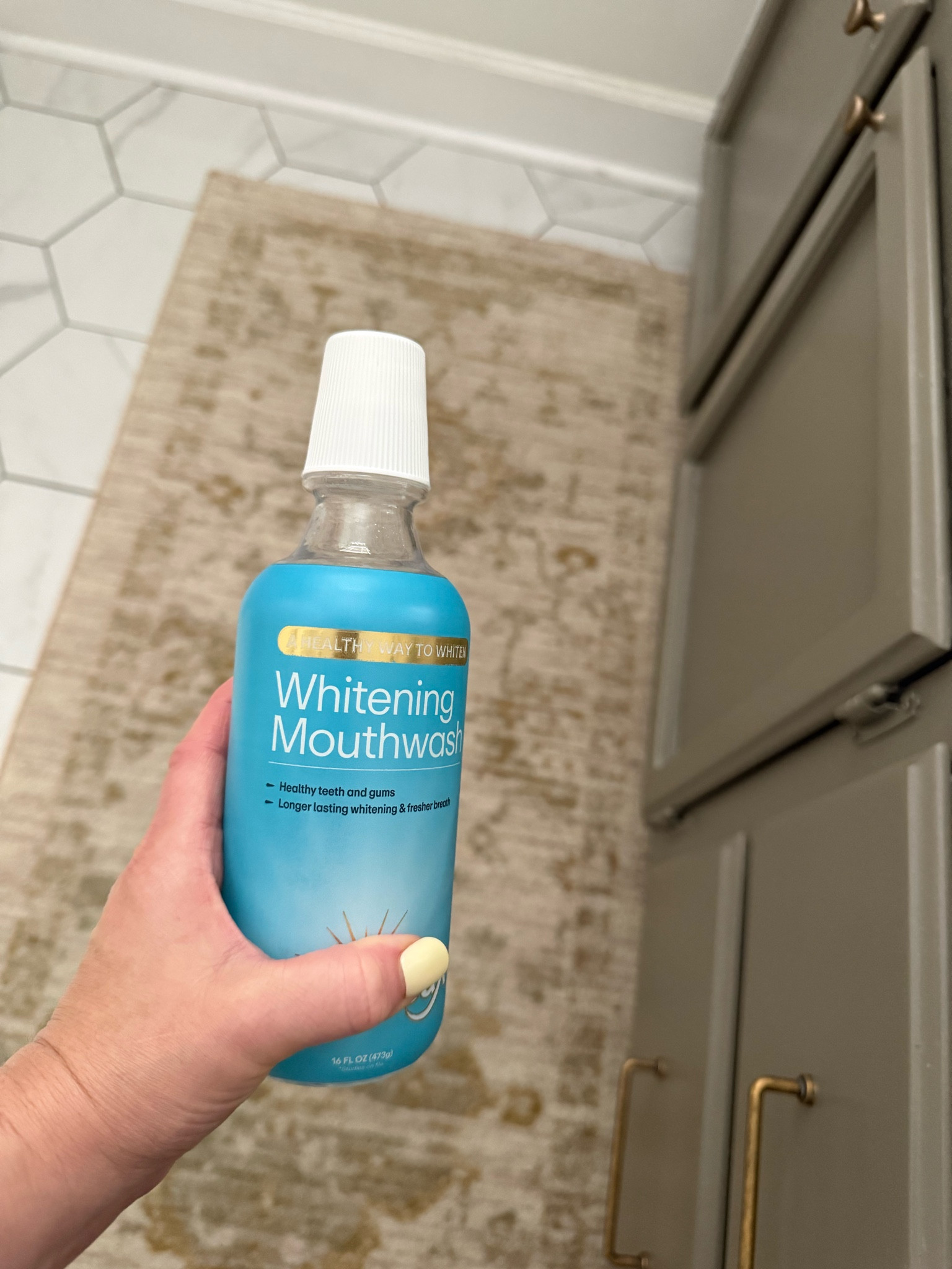 The only whitening mouthwash we use. Whitens without sensitivity

#LTKmorningroutine #LTKselfcare #LTKBeauty