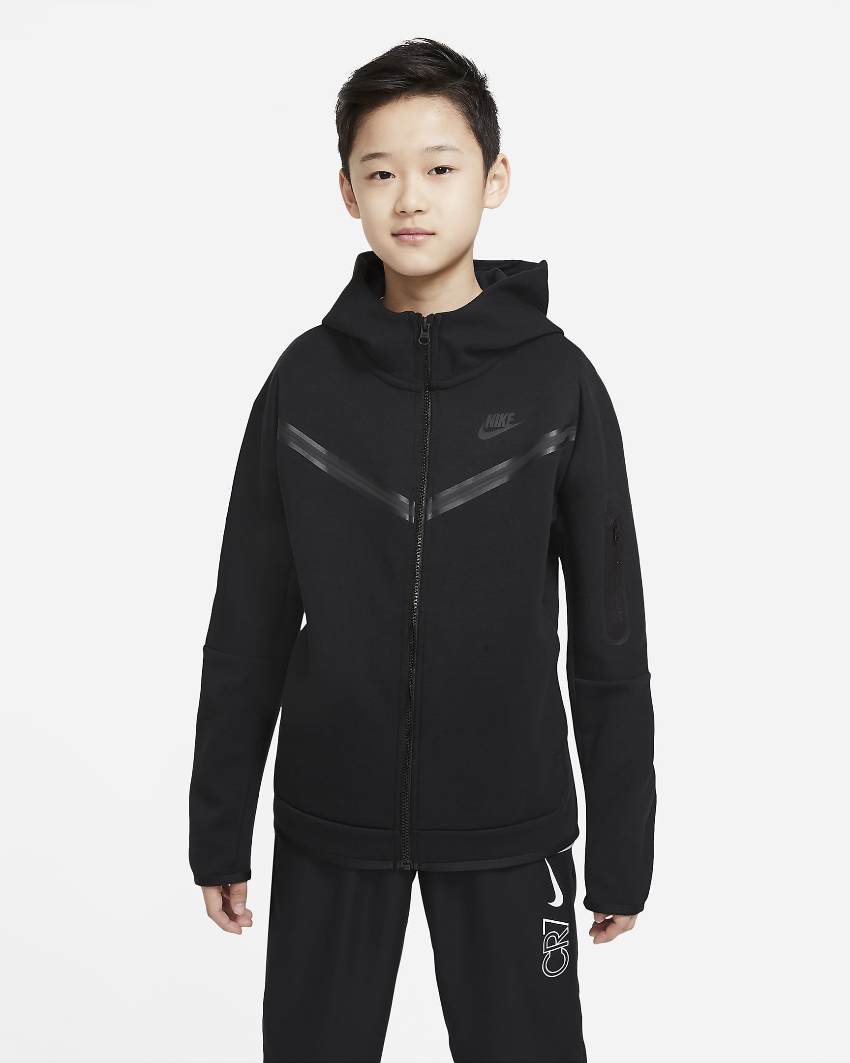 Nike Sportswear Tech Fleece Big Kids' (Boys') Full-Zip Hoodie. Nike.com | Nike (US)