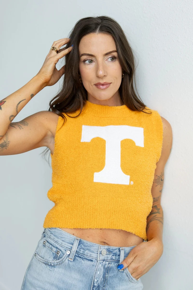 Tennessee Sweater Tank Cropped Sweater Tank | Gameday Social