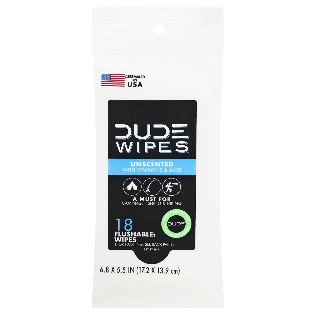 Dude Wipes Unscented Flushable Wipes - 18ct | Target