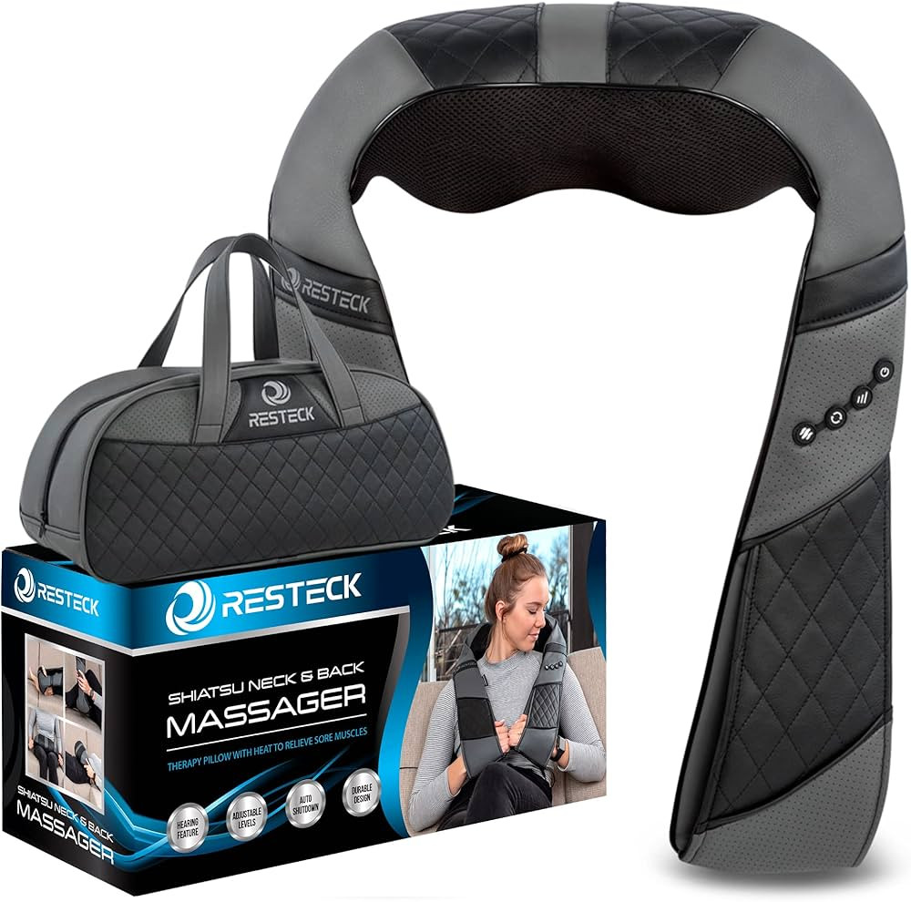 RESTECK Massagers for Neck and Back with Heat - Deep Tissue 3D Kneading Pillow, Electric Shiatsu ... | Amazon (US)