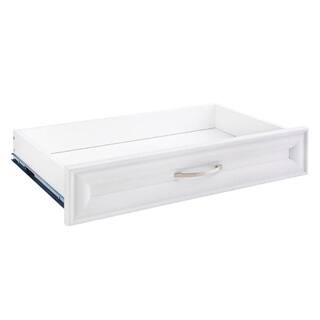 5 in. H x 23.5 in. W White Wood Drawer | The Home Depot