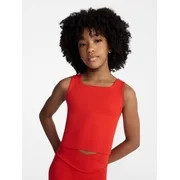 Weekend Academy Girls Seamless Tank Top, Sizes 4-18 | Walmart (US)